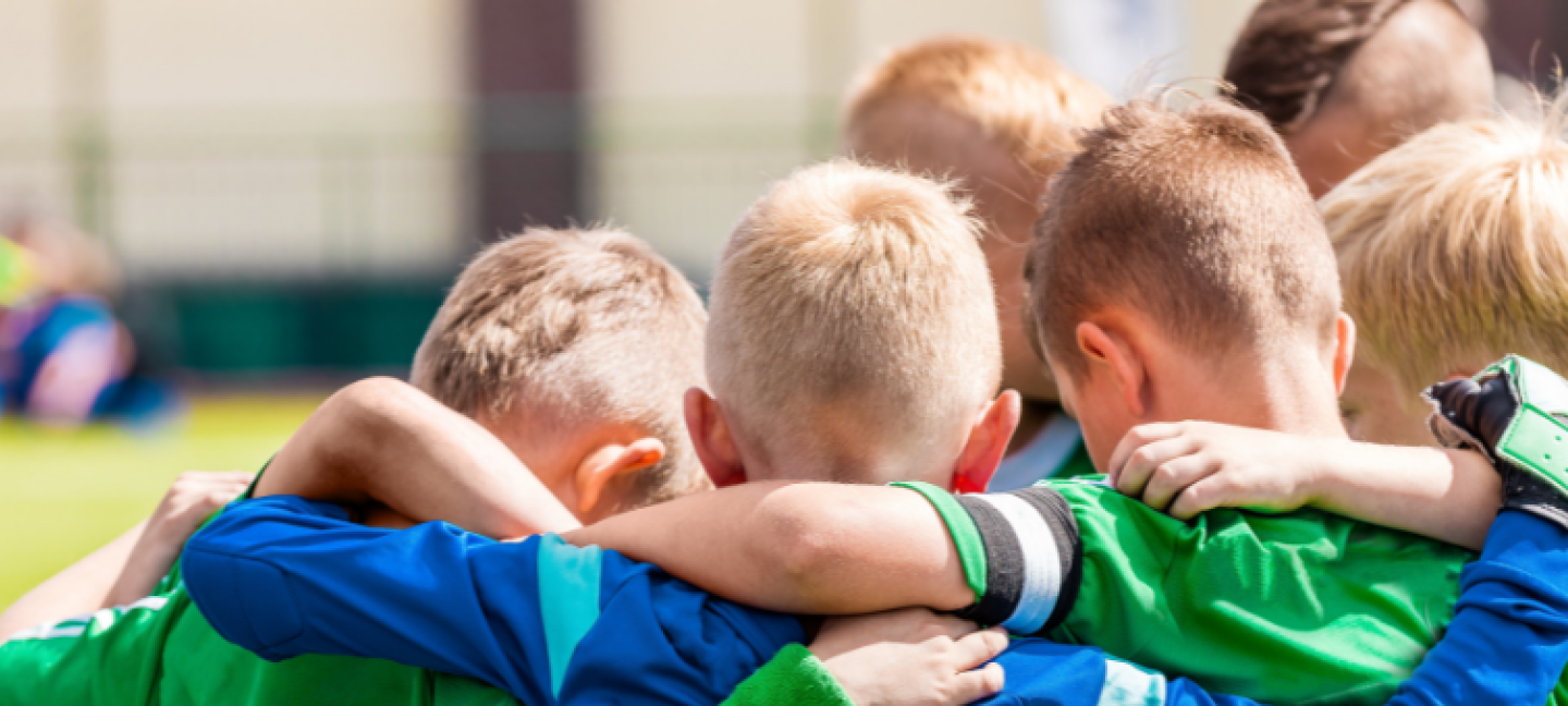 Kinderen sport voetbal