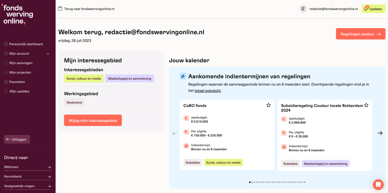 Persoonlijke mijn omgeving